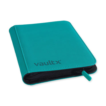 Vault X - 4-Pocket Exo-Tec® Zip Binder - Teal