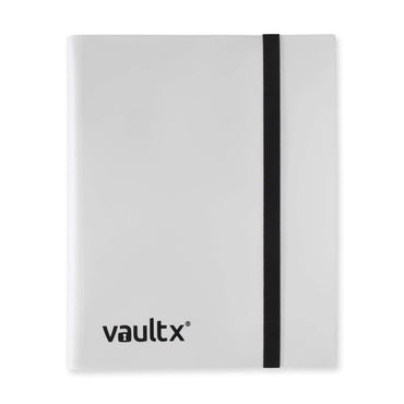 Vault X - 9-Pocket Strap Binder - White