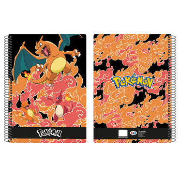 Pokemon A4 notebook: Charmander Evolution Chain