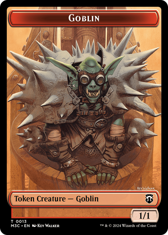 Tarmogoyf // Goblin Double-Sided Token [Modern Horizons 3 Commander Tokens]