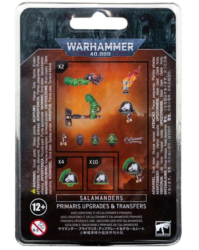 SPACE MARINES: SALAMANDERS: PRIMARIS UPGRADES