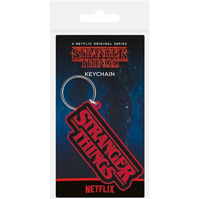 STRANGER THINGS (LOGO) PVC KEYCHAIN
