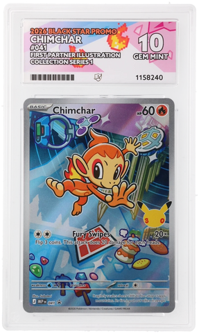 Chimchar - 041 - Black  Star Promo - ACE Graded Card 10 - #1158240