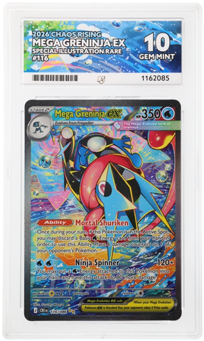Mega Greninja ex - 116/086 - Chaos Rising - ACE Graded Card 10 - #1162085