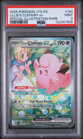 Lillie's Clefairy - Journey Together - PSA Graded Card 9 - #122347808