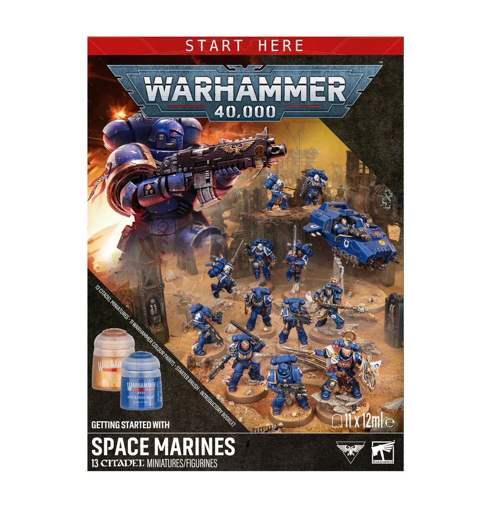 WARHAMMER 40000: GETTING STARTED WITH SPACE MARINES ** RELEASES 25/07/2025 **