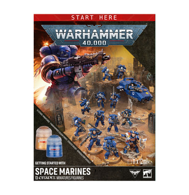 WARHAMMER 40000: GETTING STARTED WITH SPACE MARINES ** RELEASES 25/07/2025 **