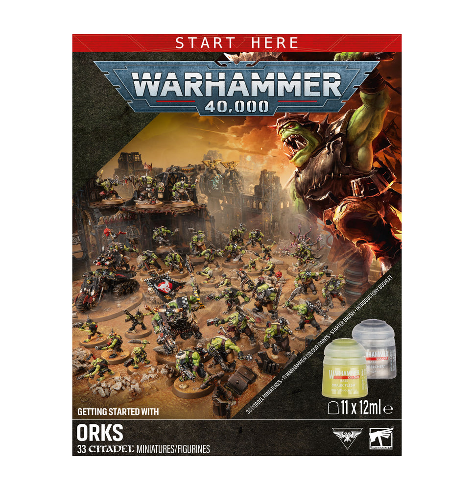 WARHAMMER 40000: GETTING STARTED WITH ORKS ** RELEASES 25/07/2025 **