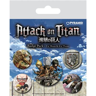 ATTACK ON TITAN (S3) BADGE PACK