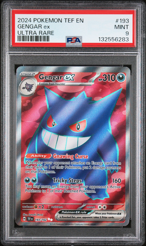 Gengar ex - 193/162 - Temporal Forces - PSA Graded Card 9 - #132556283