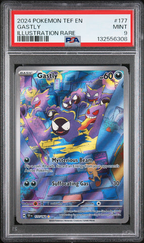 Gastly - 177/162 - Temporal Forces - PSA Graded Card 9 - #132556308