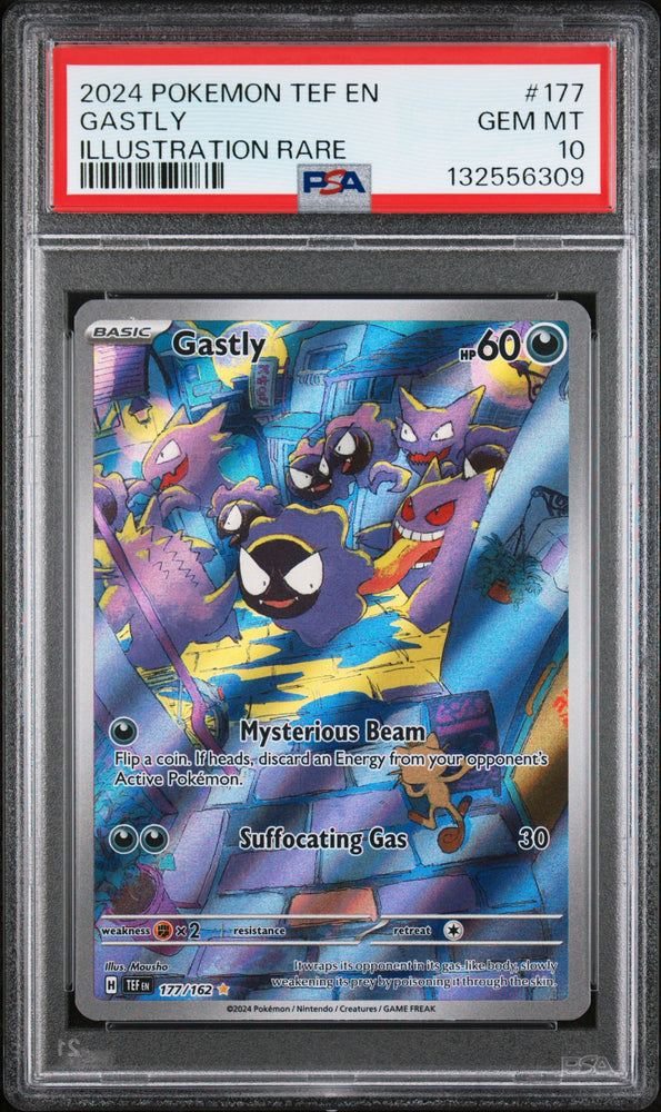 Gastly - 177/162 - Temporal Forces - PSA Graded Card 10 - #132556309