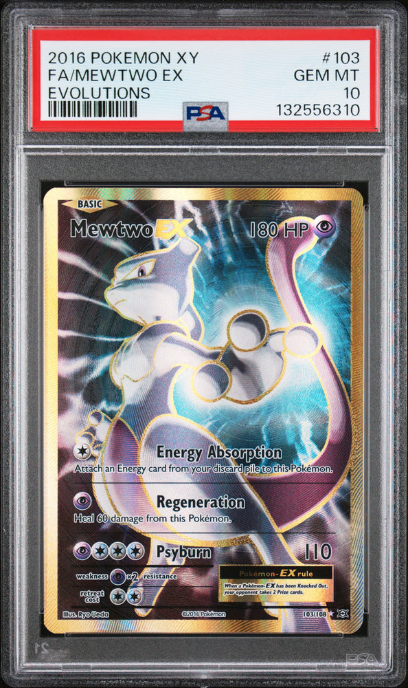 Mewtwo EX - 103/108 - XY Evolutions - PSA Graded Card 10 - #132556310