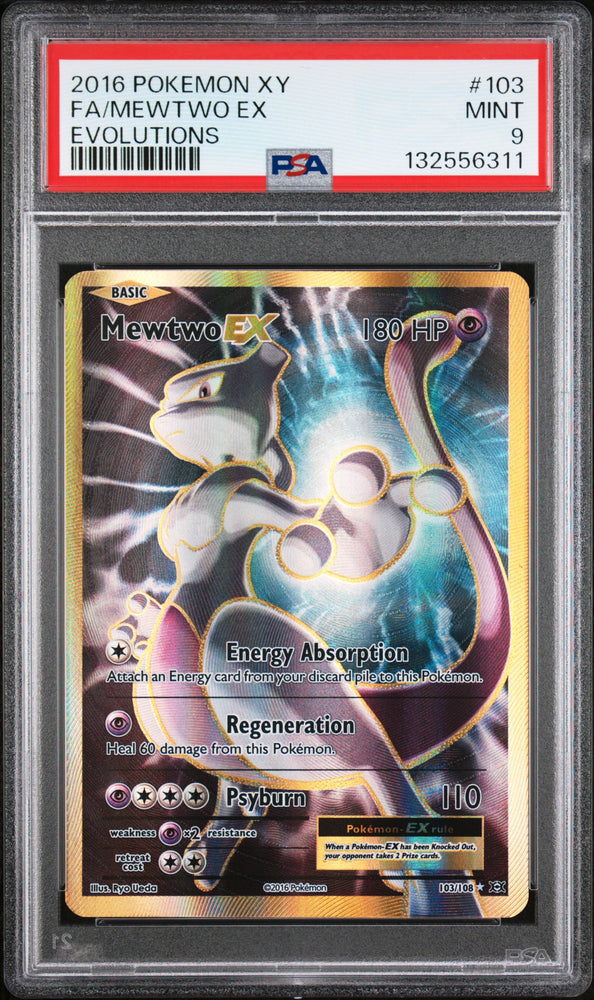 Mewtwo EX - 103/108 - XY Evolutions - PSA Graded Card 9 - #132556311