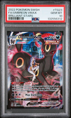 Umbreon Vmax - TG23/TG30 - Brilliant Stars - PSA Graded Card 10 - #132556312