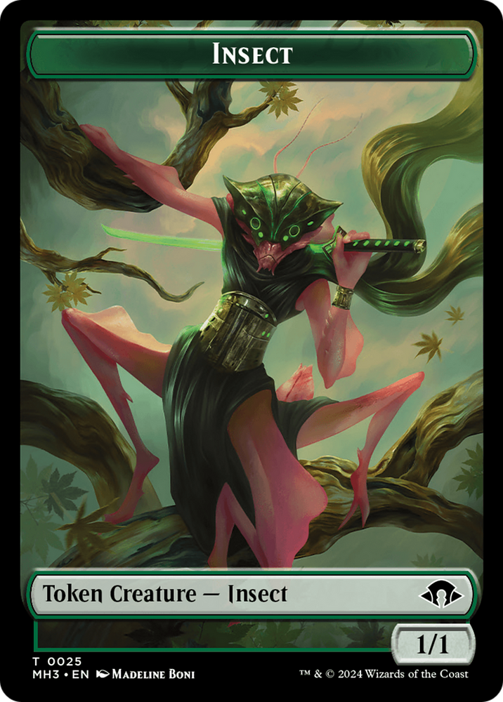 Eldrazi Spawn // Insect (0025) Double-Sided Token [Modern Horizons 3 Tokens]