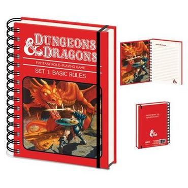 DUNGEONS & DRAGONS (BASIC RULES) A5 WIRO NOTEBOOK