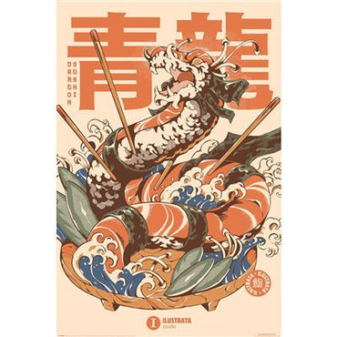 Maxi Poster - Ilustrata (Sushi Dragon)
