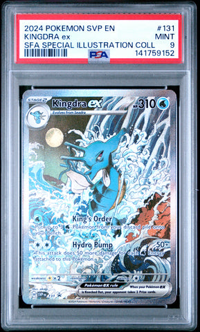 Kingdra ex - SVP131 - Black Star Promo - PSA Graded Card 9 - #141759152