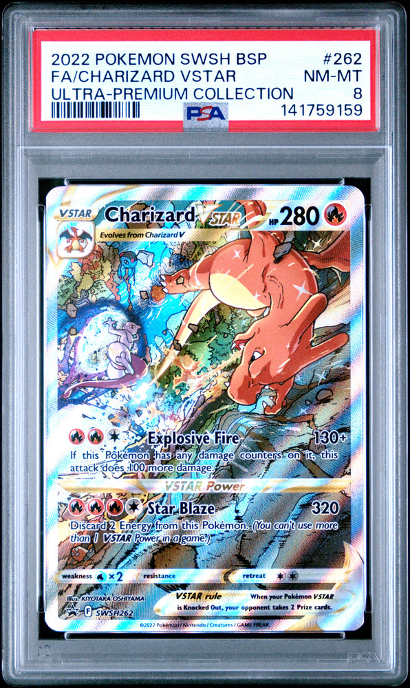 Charizard VSTAR - SWSH262 - Black Star Promo - PSA 8 - #141759159