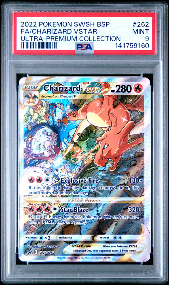 Charizard VSTAR - SWSH262 - Black Star Promo - PSA Graded Card 9 - #141759160