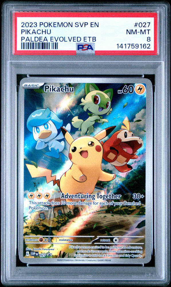 Pikachu - SVP027 - Black Star Promo - PSA 8 - #141759162