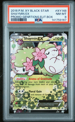 Shaymin EX - XY148 - Black Star Promo - PSA 8 - #141759167