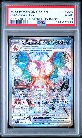 Charizard ex - 223/197 - Obsidian Flames - PSA Graded Card 9 - #141759196