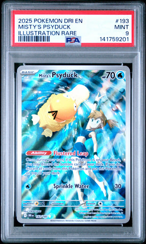 Misty's Psyduck - 193/182 - Destined Rivals - PSA 9 - #141759201