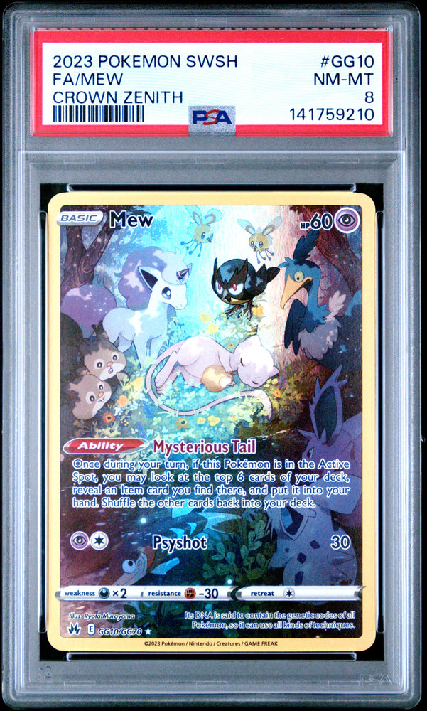 Mew - GG10/GG70 - Crown Zenith - PSA 8 - #141759210