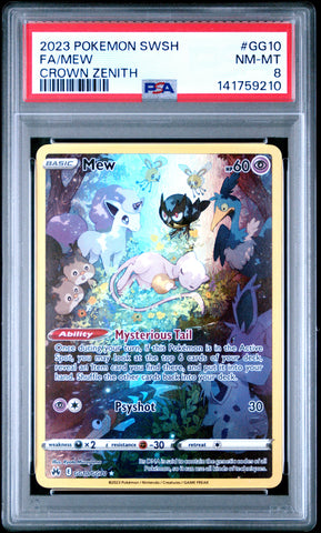 Mew - GG10/GG70 - Crown Zenith - PSA 8 - #141759210