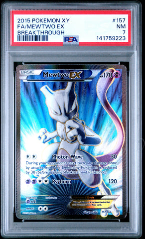 Mewtwo EX - 157/162 - Breakthrough - PSA Graded Card 7 - #141759223