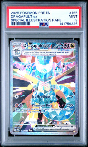 Dragapult ex - 165/131 - Prismatic Evolution - PSA Graded Card 9 - #141759226