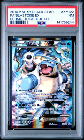 Blastoise EX - XY122 - Black Star Promo - PSA Graded Card 7 - #141759244