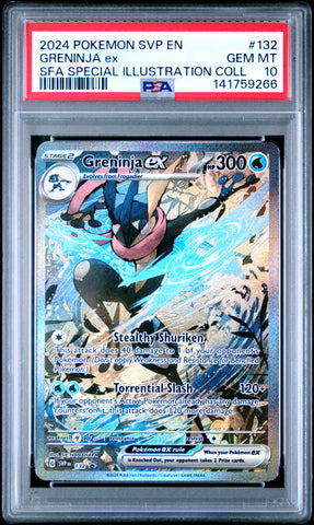 Greninja ex - SVP132 - Black Star Promo - PSA Graded Card 10 - #141759266