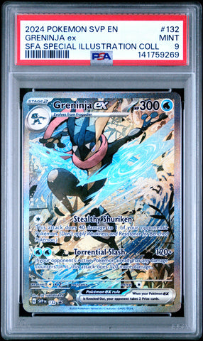 Greninja ex - SVP132 - Black Star Promo - PSA Graded Card 9 - #141759269