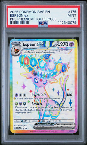 Espeon ex - 175 - Black Star Promo - PSA Graded Card 9 - #142340079