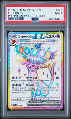 Espeon ex - 175 - Black Star Promo - PSA Graded Card 9 - #142340080
