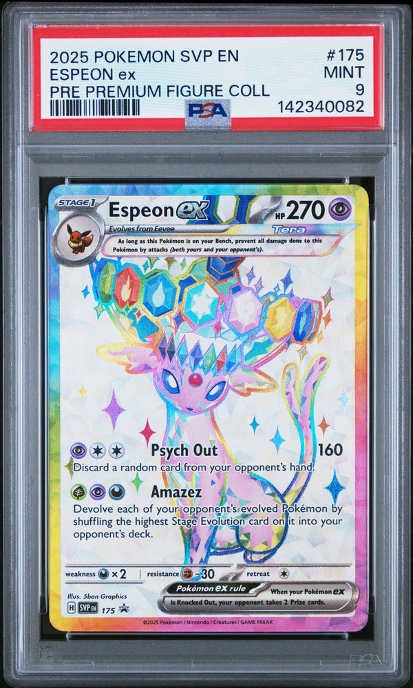 Espeon ex - 175 - Black Star Promo - PSA Graded Card 9 - #142340082
