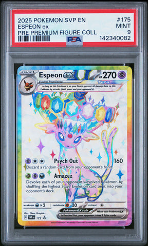 Espeon ex - 175 - Black Star Promo - PSA Graded Card 9 - #142340082