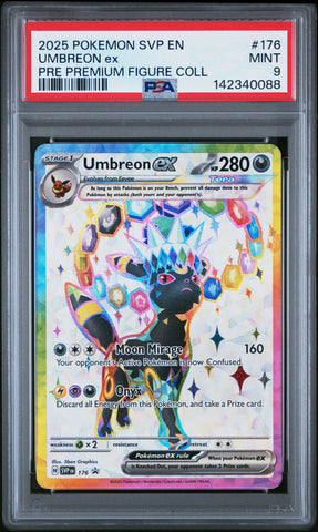 Umbreon ex - 176 - Black Star Promo - PSA Graded Card 9 - #142340088