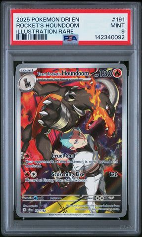 Team Rocket's Houndoom - 191/182 - Destined Rivals - PSA 9 - #142340092