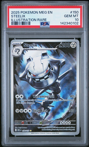 Steelix - 150/132 - Mega Evolution - PSA Graded Card 10 - #142340102