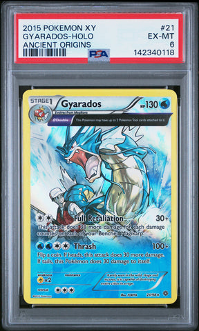 Gyarados - 21/98 - Ancient Origins - Holo - PSA Graded Card 6 - #142340118
