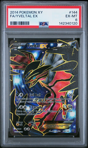 Yveltal EX - 144/146 - Pokemon XY Base Set - PSA Graded Card 6 - #142340120