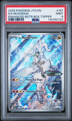 N's Reshiram - 167/159 - Journey Together - Stamped - PSA Graded Card 9 - #142340123