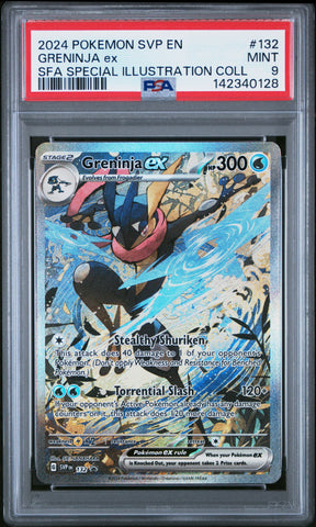 Greninja ex - SVP132 - Black Star Promo - PSA Graded Card 9 - #142340128