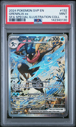 Greninja ex - SVP132 - Black Star Promo - PSA Graded Card 9 - #142340130