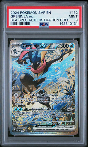 Greninja ex - SVP132 - Black Star Promo - PSA Graded Card 9 - #142340131