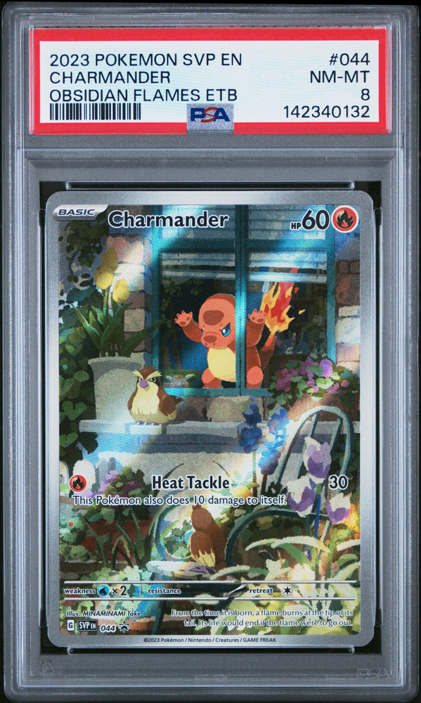 Charmander - SVP044- Black Star Promo - PSA 8 - #142340132